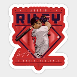 Austin Riley Atlanta Diamond Name Sticker